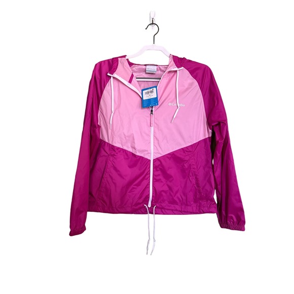 Columbia Jackets & Blazers - Columbia May Valley Windbreaker Fuchsia/Pink M